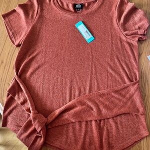 NWT Bobeau Caty Side Wrap Knit Top